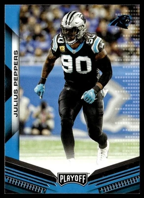 2019 Panini Playoff Julius Peppers Carolina Panthers #162 - Image 1 of 2