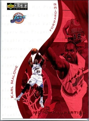 1997-98 Upper Deck Collector's Choice - Hot Properties Karl Malone #382 - Image 1 of 2