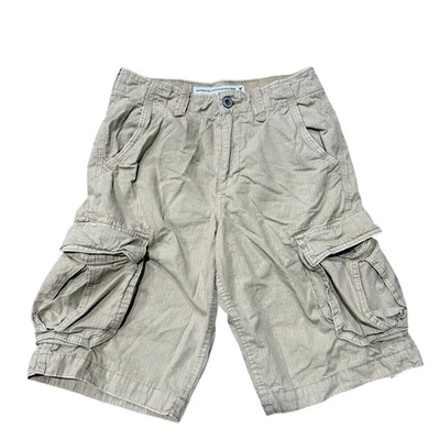 American Eagle Men's Size 28 Longboard Cargo Tan Khaki Shorts AE - Image 1 of 4