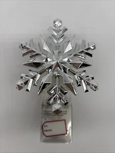 Bath And Body Works Slatkin & Co Silver Snowflake Wallflower Plug In New - Picture 1 of 5