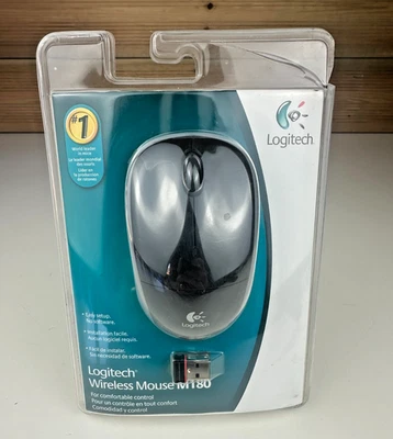 Logitech M180 Wireless Mouse Easy Setup New Sealed PC Laptop - Image 1 of 4