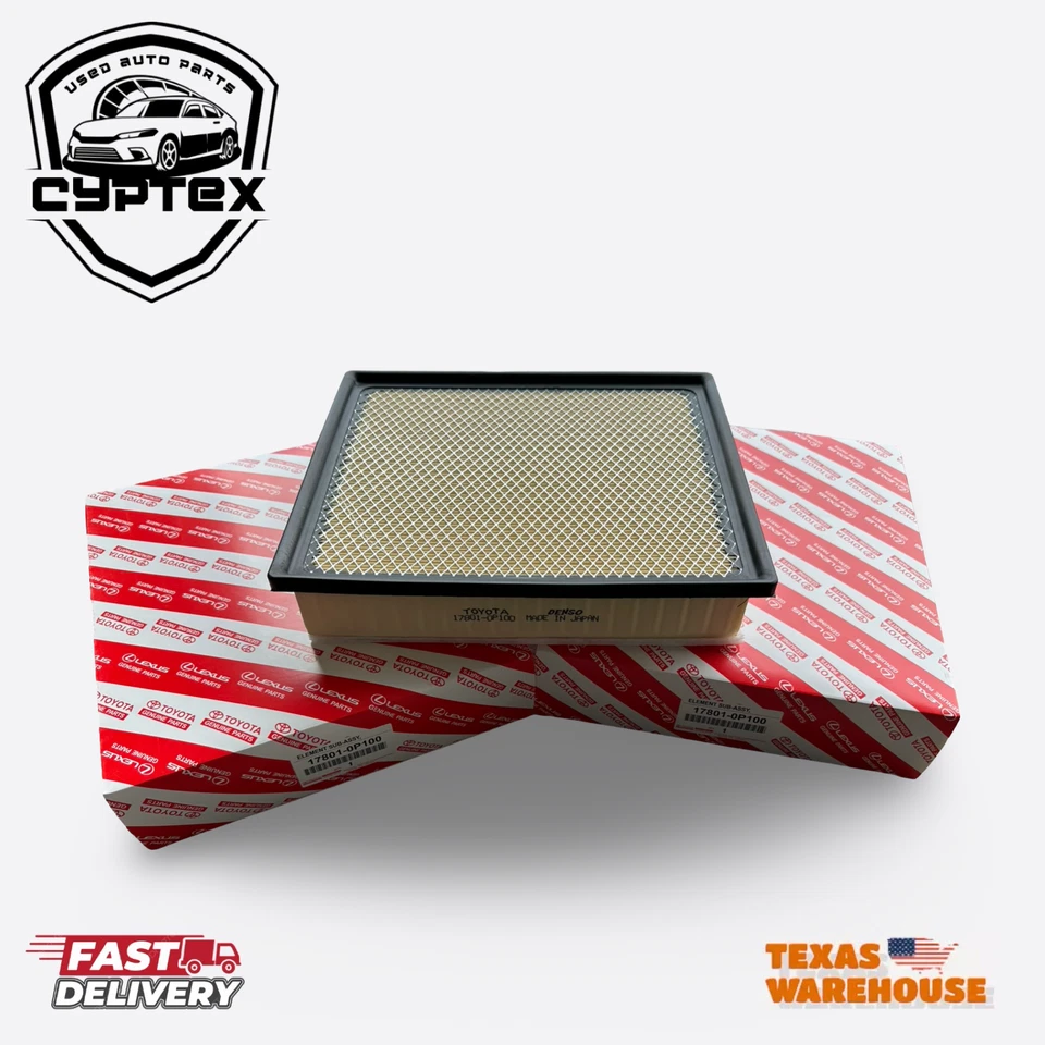 Filtro de aire Toyota Tacoma va de 2016 a 2023 OEM 17801-0P100 CANTIDAD # 2 Foto 1 de 4