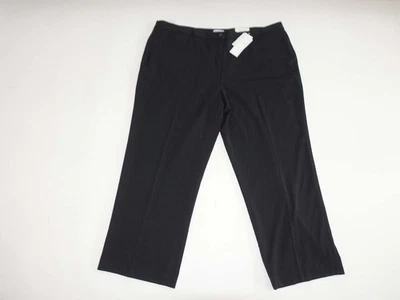 Charter Club Women's Tummy Slimming Straight Leg Pants Size 22W Petite NWT Black - Image 1 of 4
