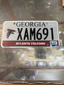 Atlanta Falcons Football Georgia Nummernschild 2021 - Bild 1 von 1