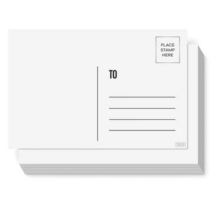 Blank Postcards for Mailing. 60 White 4x6 Empty Message sheets, Blank Mailabl... - Picture 1 of 7