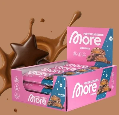 More Nutrition Protein Satisbites Lebkuchen Flavor 1 Karton