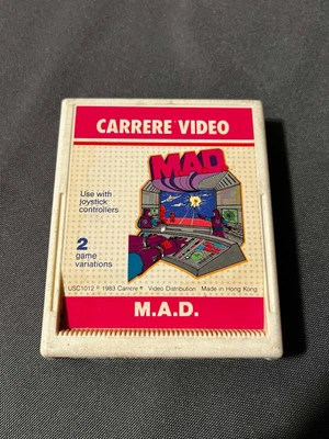 Tigervision MAD Atari 2600 Game Cartridge Rare PAL Not Tested Sold As Is - Image 1 of 4