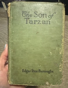 Antique 1917 The Son of Tarzan Book by Edgar Rice Burroughs, A.L Burt Co. 1918 - Picture 1 of 10