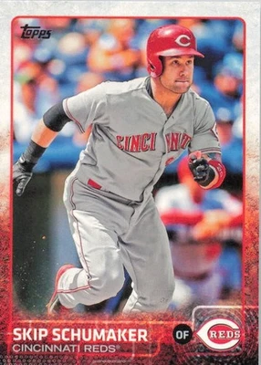 2015 Topps Baseball Series 2 #633 Skip Schumaker Cincinnati Reds - Image 1 of 2