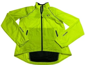 Pearl Izumi Men’s Elite Barrier Convertible Jacket Hi-Viz Yellow Vented LARGE - Picture 1 of 9