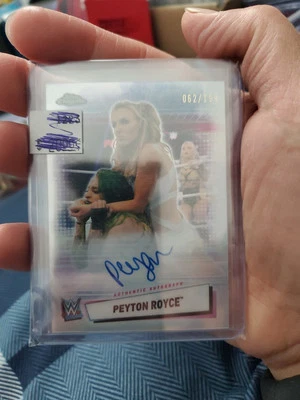 2021 Topps Chrome WWE Autograph Refractors #A-PR Peyton Royce /199 - Image 1 of 2