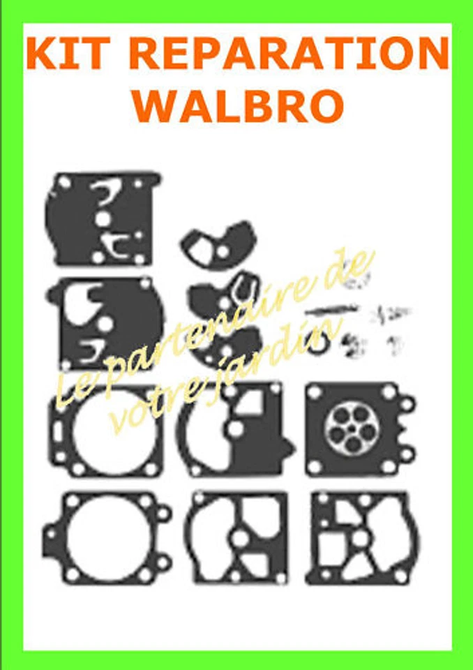 KIT REPARATION WALBRO P/ ECHO POULAN Etc... (K10-WAT)