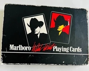 VTG Marlboro WILD WEST Playing Cards 2 Complete Sets - Picture 1 of 6