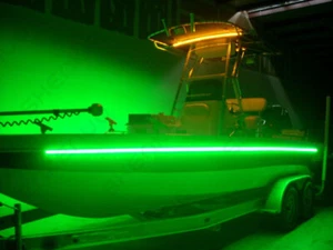 Kit de Tira LED Inalámbrica Verde 16 ft para Barco Marina Cubierta Iluminación Interior ENVÍO A EE. UU. - Imagen 1 de 12