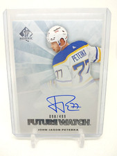 2021-2022 SP Authentic John-Jason Peterka Retro Future Watch Auto /499 Sabres RC