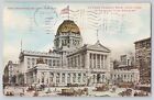 Postcard Illinois Chicago New Post Office Lead Paint Vintage Antique 1908
