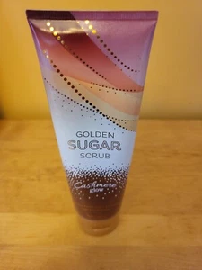 Bath Body Works CASHMERE GLOW GOLDEN SUGAR Peeling, 8 Unzen/226 g, NEU - Bild 1 von 3