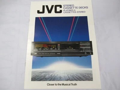 JVC Cassette Deck DD-VR9 KD-V6 KDV400 KD-V350 KDWR90 Original Catalogue brochure - Image 1 of 4
