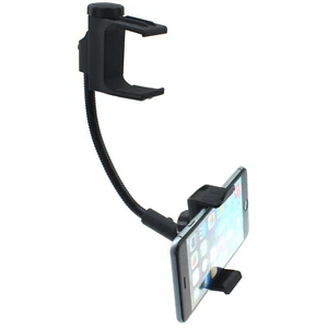 Support de rétroviseur de voiture support de rétroviseur berceau pivotant poignée forte pour téléphones portables - Photo 1 sur 6