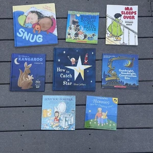 Kids Bedtime Book Set Lot - Set Of 8 - Paperback & Hardcover - Goodnight Sleepy - Picture 1 of 9