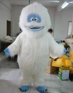 Yeti Abominable Snowman Mascot Costume Suits Cosplay Dress Christmas Party Wear - Picture 1 of 3