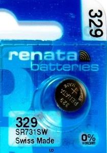 329 RENATA SR731SW SR731 WATCH BATTERIES New Authorized Seller - Picture 1 of 4