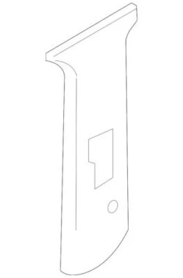 Panel de ajuste de cuarto superior derecho genuino Ford Focus 2000-2004 YS4Z-6124356-CAB Foto 1 de 2