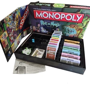 Rick & Morty Monopoly Erwachsene Schwimmen Edition Brettspiel 2017 100 % vollständig EUC - Bild 1 von 4