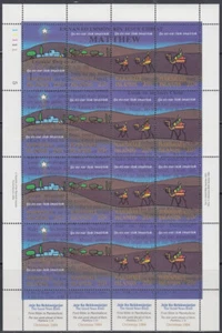 MARSHALL ISLANDS #58a-p CPL MNH SHEET SHEET of 16 XMAS 1984 (See Description) - Picture 1 of 1