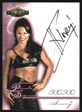 2001 Fleer WWF Championship Clash Divas Private Signing #DPSI Ivory Auto