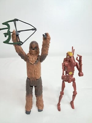 Star Wars BATTLE DROID COMMANDER Geonosis Arena Showdown TLC 2009 + ¡Chewbacca!  Foto 1 de 3