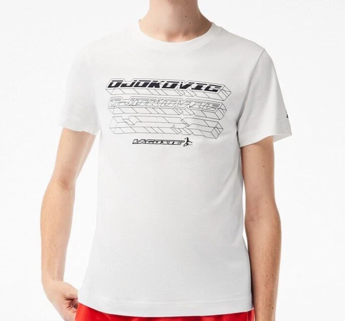 Camisa Tenis Hombre Lacoste Novak Djokovic Blanca Grande L Foto 1 de 1