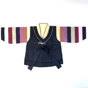Hanbok Traditional Costume Birthday Party New Year Korean Toddler Baby Shirt - Picture 1 of 11