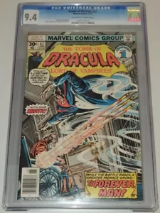 TOMB OF DRACULA #57 CGC 9.4 OW/W PAGES MARVEL COMICS 1977 VAMPIRE HORROR (SA) - Picture 1 of 2