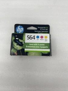 HP 564 Ink Cartridges Pack - Black/Cyan/Magenta/Yellow Warranty 2024 - Picture 1 of 2