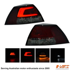 Smoked Red 3D LED Sequential Indicator Tail lights for Holden Commodore VE Sedan - Imagen 1 de 6