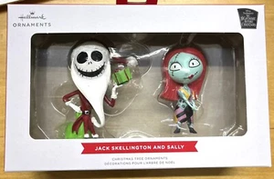 Hallmark Nightmare Before Christmas Santa Jack & Sally zwei Ornament Box Set - Bild 1 von 1