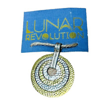 Lunar Revolution Series SUN & MOON Brass, Copper & Silver Pendant Fair Trade