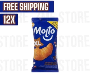 12X PCS Molto XL Chocolate & Hazelnut Croissant 25g  مولتو  Great Taste - Picture 1 of 1