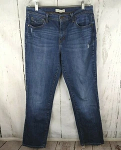 Levi's Levi Strauss 505 Damenjeans gerades Bein 12 M Used-Look Medium Wash - Bild 1 von 7