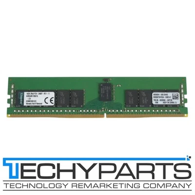 Kingston 16GB 2Rx8 PC4-2400T Registered ECC 1.2V 288-pin RDIMM KVR24R17D8/16 - Image 1 of 3