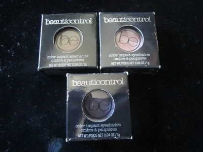 3 NIB NEW BeautiControl Color Impact Eyeshadow: Lavender, Mulberry, Wisteria - Image 1 of 2