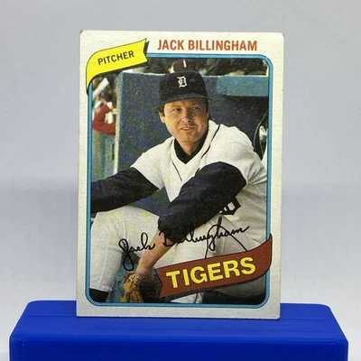 Jack Billingham 1980 Topps #603 — Detroit Tigers EX - Image 1 of 4