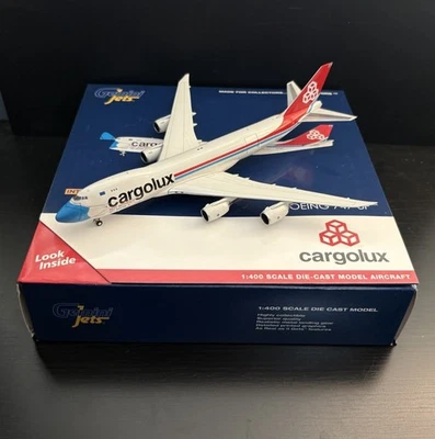 GeminiJets 1:400 Cargolux Boeing 747-8F LX-VCF GJCLX1954 Scale Airplane Model - Image 1 of 4