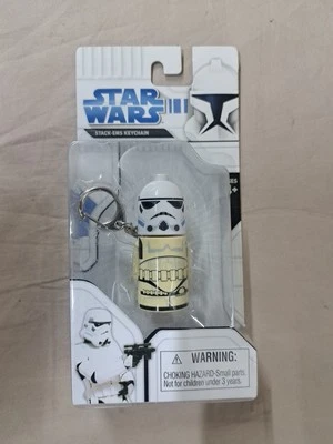 Star Wars Stack-Ems Stormtrooper (2008) Basic Fun Keychain Free Shipping!! - Image 1 of 2