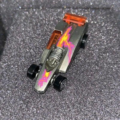 De colección Hot Wheels Mattel Malasia 1984 plata carrocería elevada Jet Sweep X5 R412 Foto 1 de 4