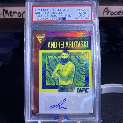 2021 Panini Chronicles UFC Flux Auto Andrei Arlovski #FA-AAL Auto-Red - Image 1 of 2