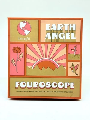 Benefit Cosmetics FOUROSCOPE EARTH ANGEL Bronze, Blush & Highlight Palette NWOB - Image 1 of 4