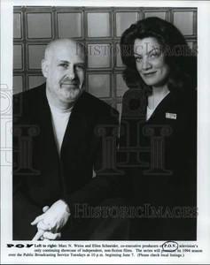 1994 Pressefoto Marc N. Weiss und Ellen Schneider, Produzenten von "P.O.V." - Bild 1 von 2