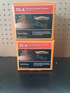 Tiger Claw TC-4 Hidden Deck Fasteners 1 x 100 Ea. 2  BOXES. New - Picture 1 of 6